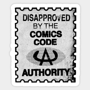 Comics Code Authority Sticker